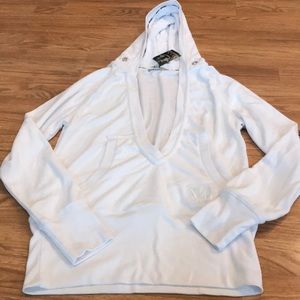 Max Sport White Hoodie NWT Size Large L